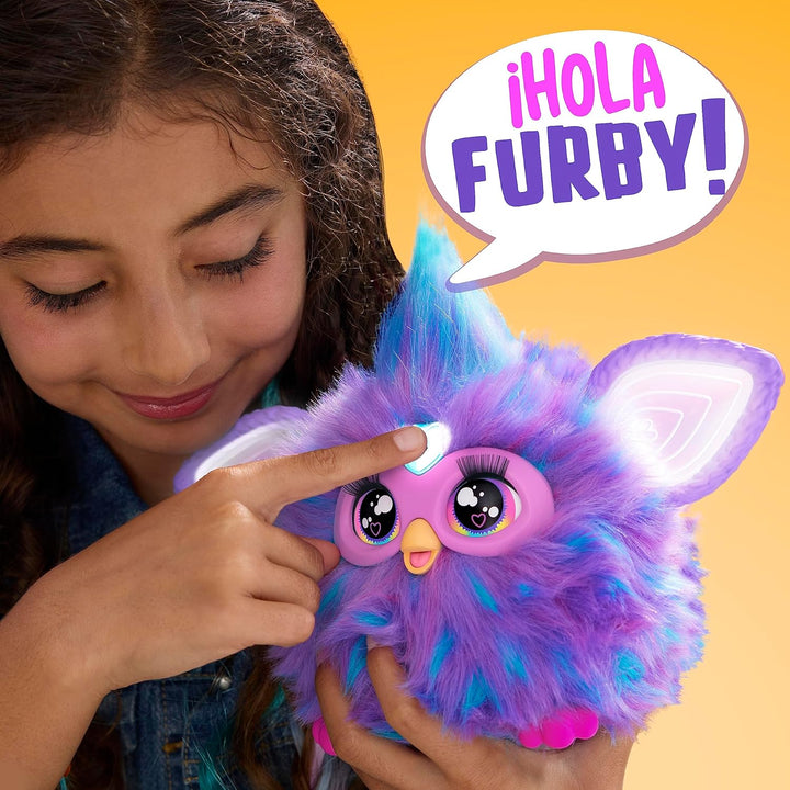 Hasbro Furby Interaktives Spielzeug, Lila Sprachaktiviert, für Jungen und Mädchen ab 6 Jahren, 15 Mo