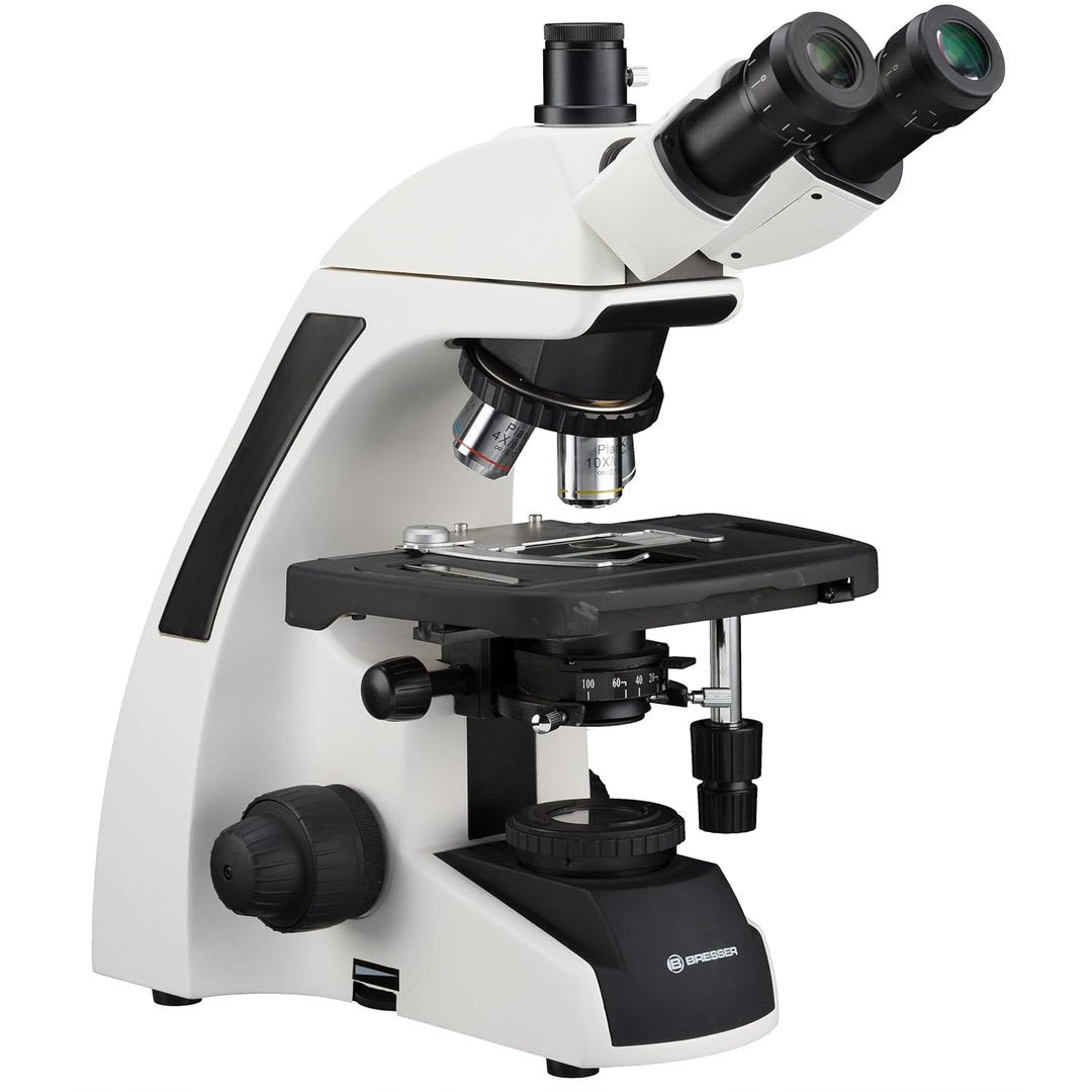 Bresser professionelles trinokulares Durchlicht Mikroskop Science Infinity 40-1000x Vergrösserung, p