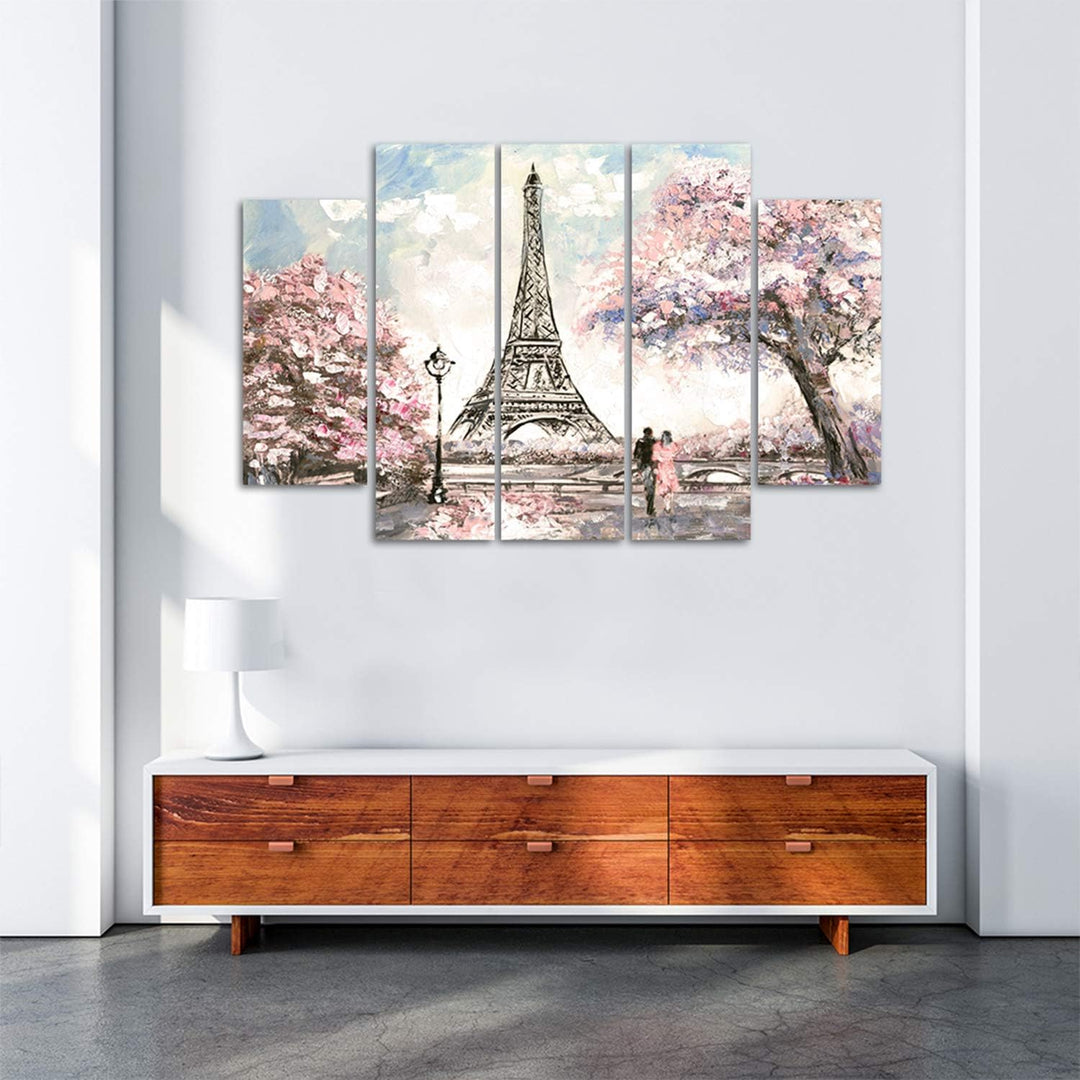 Feeby. Leinwandbild - 5 Teile - Bilder, Wand Bild, Wandbilder, Kunstdruck XXL, 5-Teilig, Typ B, 150x