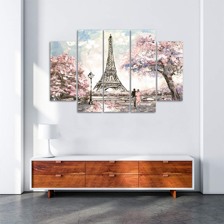 Feeby. Leinwandbild - 5 Teile - Bilder, Wand Bild, Wandbilder, Kunstdruck XXL, 5-Teilig, Typ B, 150x