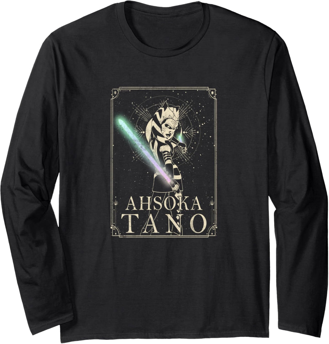 Star Wars Ahsoka Tano Celestial Square Langarmshirt