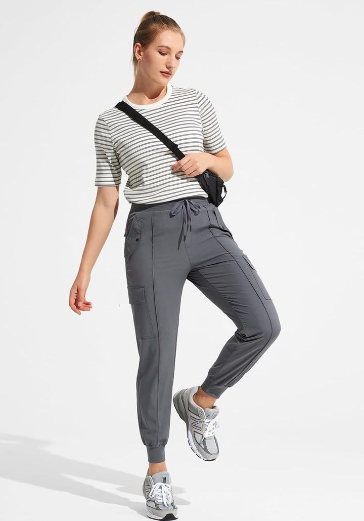 MOCOLY Damen Leichte Wanderhose Outdoor Trekkinghose Atmungsaktive Cargo Hose Kletterhose Outdoorhos