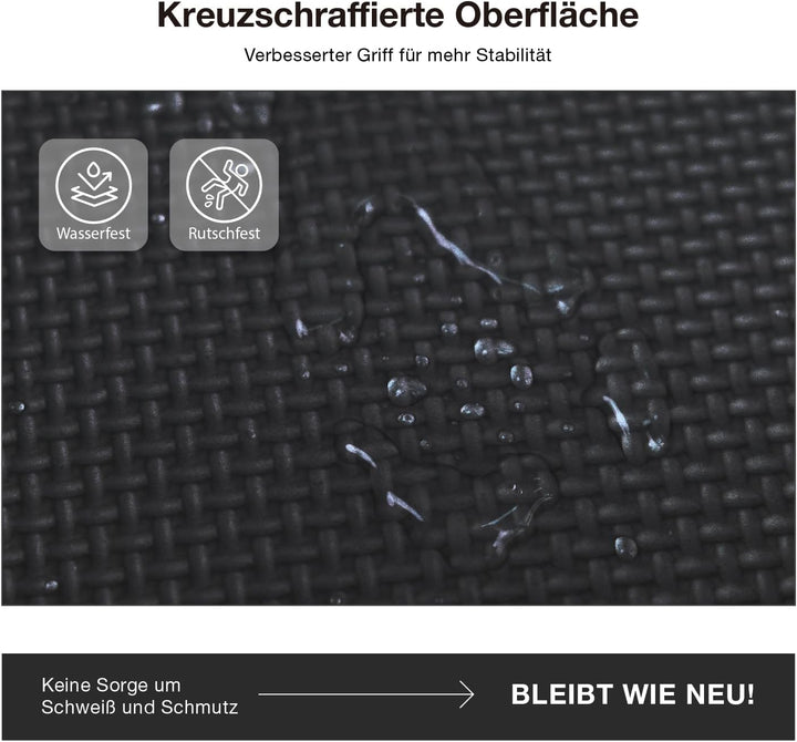 AIRHOP Bodenschutzmatte Fitness Matte Extra Dicke Bodenmatten, rutschfeste Schutzmatten Fitnessraum,