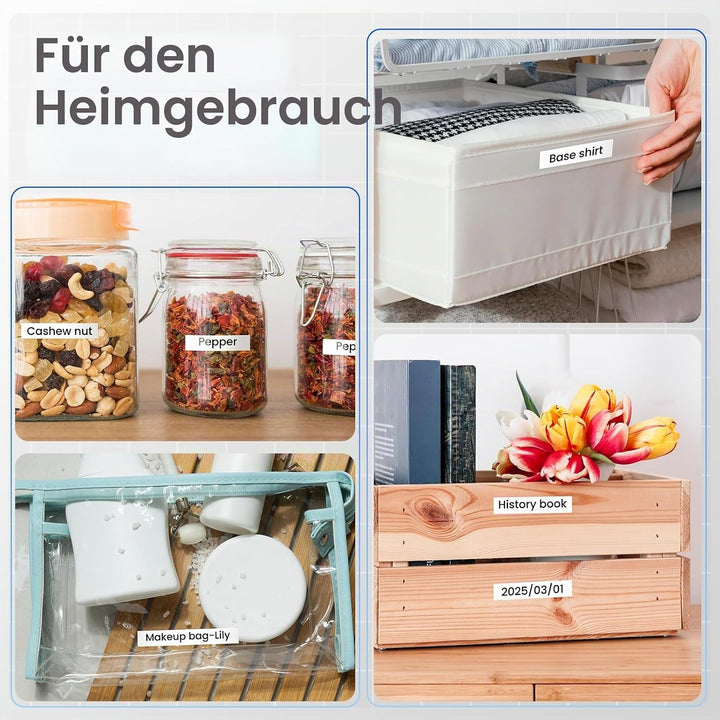 MarkField 4x H100LB H110 Band 12mm Kompatibel mit Brother P-Touch Bänder TZe-231 Tze231 12mm 0.47 We