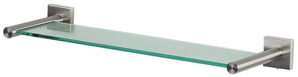 Spirella Wand-Glasablage NYO Badezimmerablage Ablage Wandablage für das Badezimmer aus Glas und Edel
