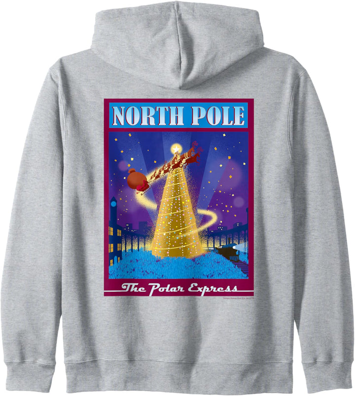 The Polar Express North Pole Weihnachten Kapuzenjacke