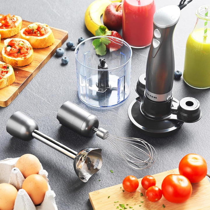 Salter EK2827COSVDEEU10 Cosmos 3-in-1 Stabmixer, quirlen, verrühren, zerkleinern, Küchenmaschine, 50