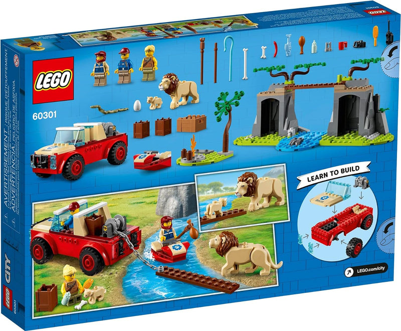Collectix Lego Set - City Tierrettungs-Geländewagen 60301 + Tierrettungs-Quad 60300