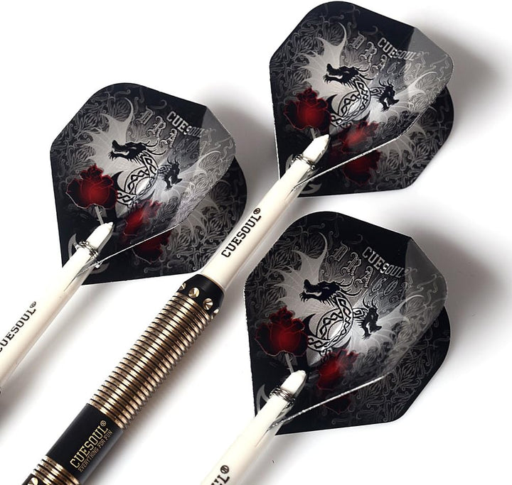 CUESOUL Dragon Deluxe Messing Steel Dartpfeile, 21 Gramm J2108 25 Gramm, J2108 25 Gramm