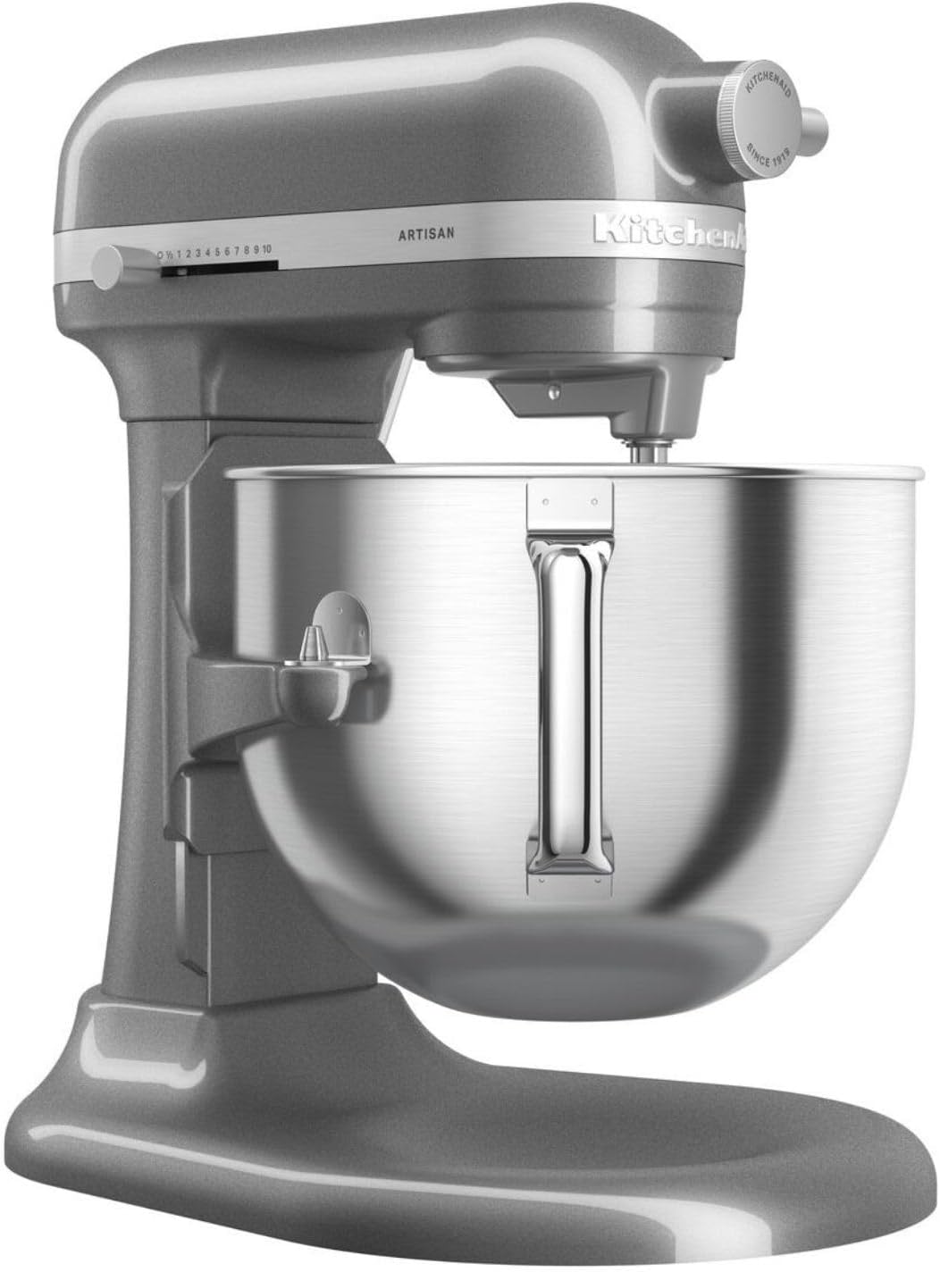 KitchenAid Artisan Küchenmaschine 6,6L Medallion Silber 5KSM70SHXEMS, Silber