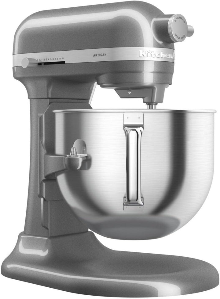 KitchenAid Artisan Küchenmaschine 6,6L Medallion Silber 5KSM70SHXEMS, Silber