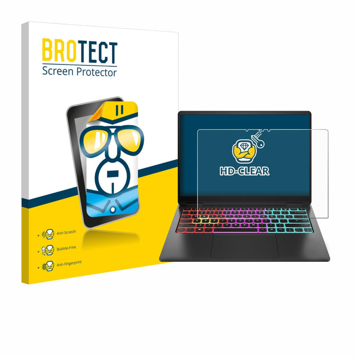 BROTECT Schutzfolie für HP Omen Transcend 14 Displayschutz Folie Made in Germany, Ultra-Klar