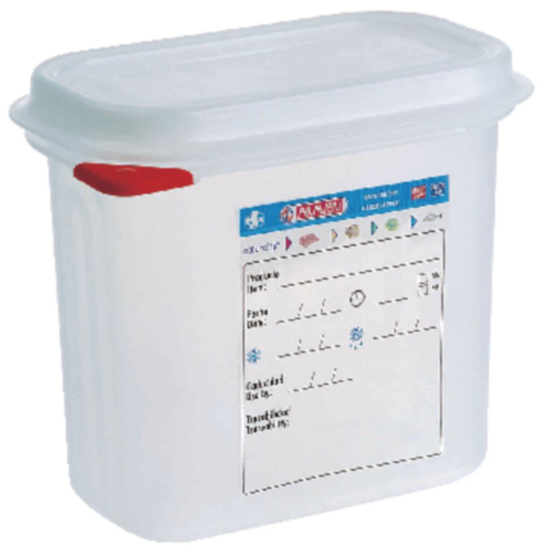 Araven Lebensmittelbehälter, 1/9 GN mit Deckel, 4 Stück, 1.5Ltr, 1.5Ltr