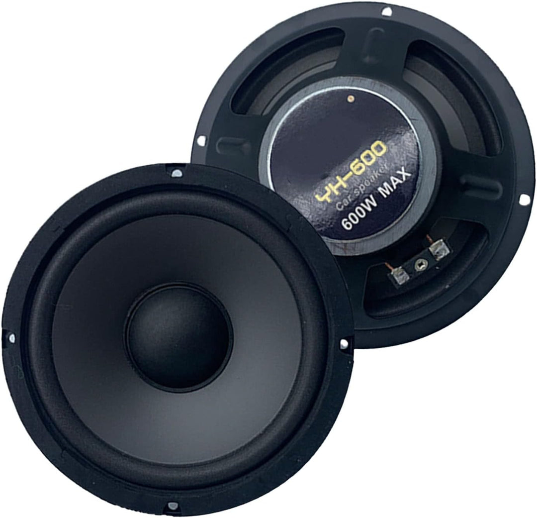 Tyenaza 2PCS 600W Koaxiallautsprecher, 6,5 Zoll Universal Audio Stereo Musik Hochempfindlich -Sprech