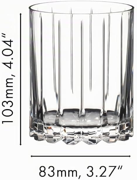 Riedel Drink Specific Glaswaren Double Rocks Set von 4 Stück, 57 ml Double Rocks, 4er-Set, Double Ro