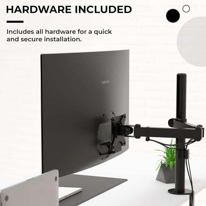 HumanCentric VESA Halterung Adapter für Samsung Curved Monitore U32R590, U32R590C, VESA Adapter Halt