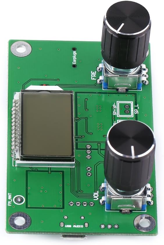 Mini DSP und PLL Digital Stereo FM Radio Funkempfängermodul 87-108 MHz Unterstützt die serielle Ansc