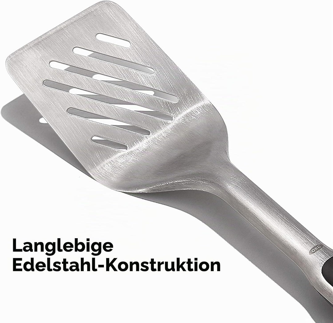 OXO Good Grips Grillwender, 41 cm – spülmaschinenfester Pfannenheber aus Edelstahl – für Burger und