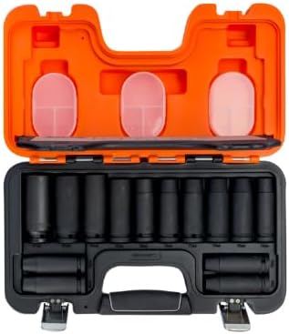 Bahco IRDD/S14 Tiefschlag-Steckschlüsselsatz, 14-teilig, 1,3-cm- (0,5-Zoll-) Vierkantantrieb