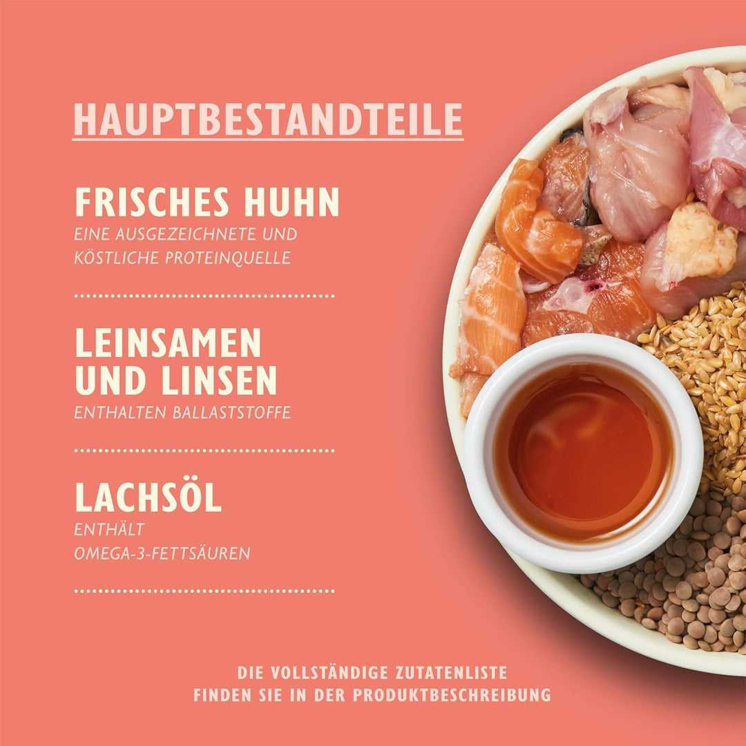 Lily's Kitchen Natürliches Trockenfutter für Welpen Huhn Lachs und Erbsen (2.5kg Pack) Huhn 2.5kg, H