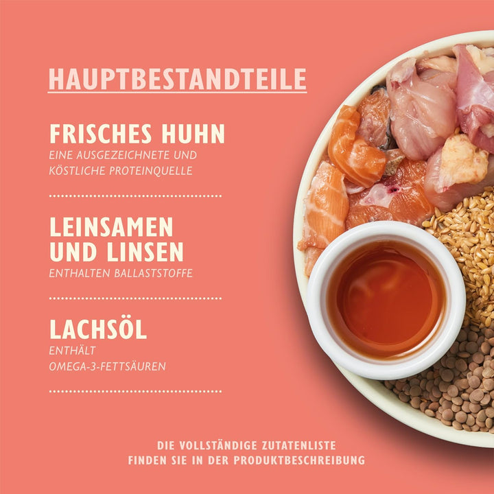Lily's Kitchen Natürliches Trockenfutter für Welpen Huhn Lachs und Erbsen (2.5kg Pack) Huhn 2.5kg, H