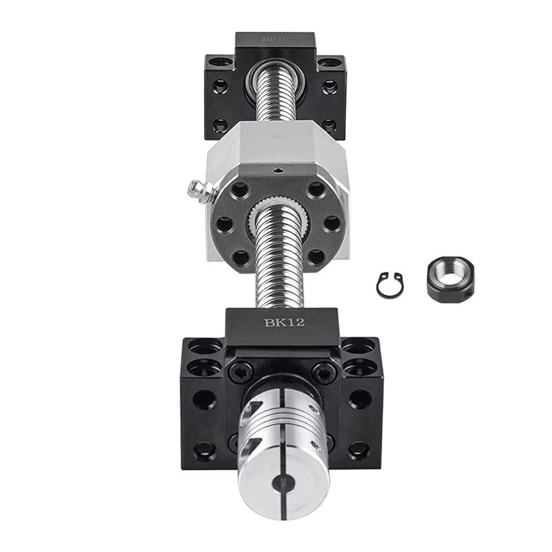 CNCMANS Kugelumlaufspindel SFU1605 250mm Edelstahl Gerollte ballscrew mit BK12 / BF12 Endunterstützu