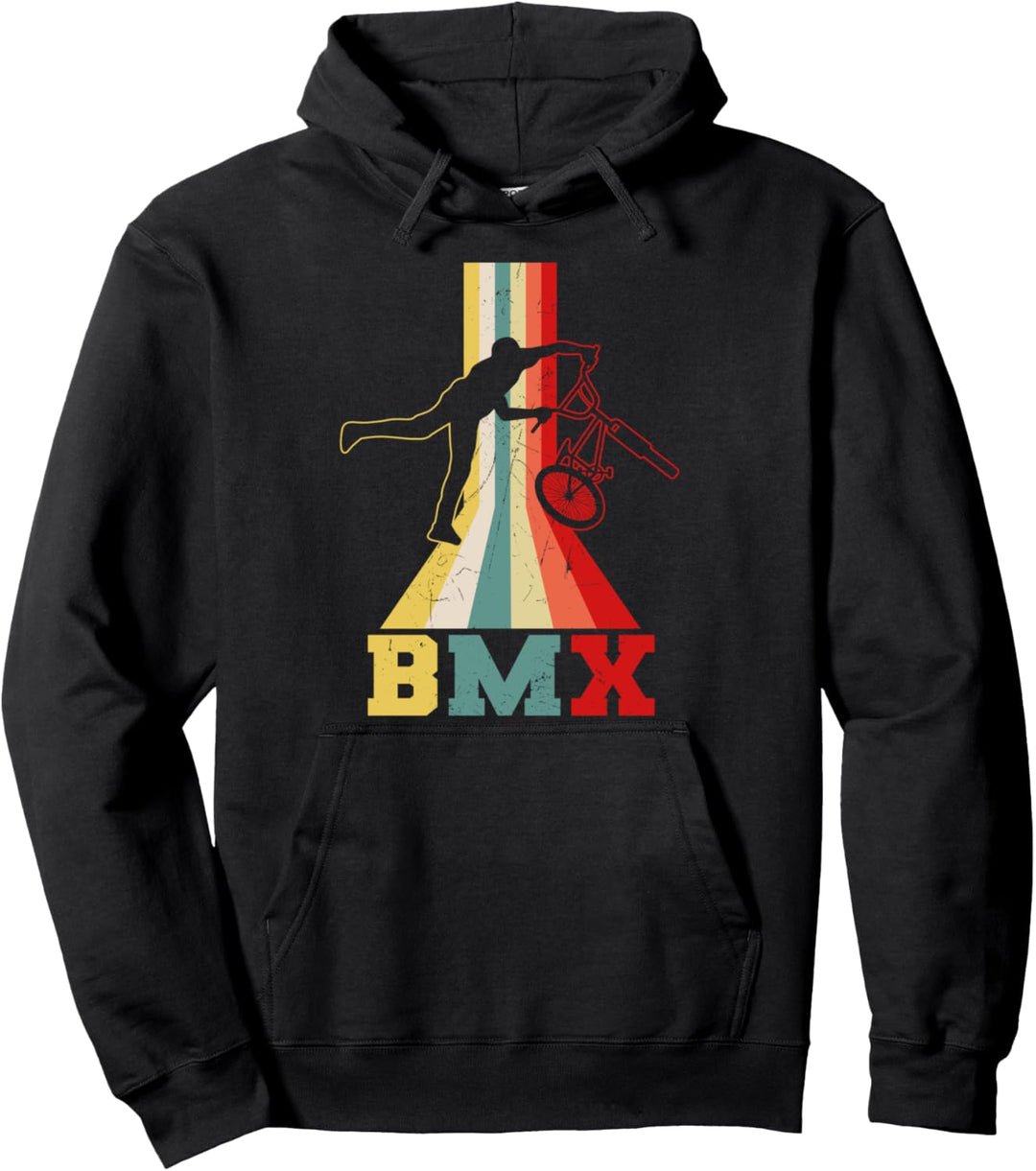 BMX Stunt Dirt Bike Vintage Retro Freestyle Fahrer Geschenk Pullover Hoodie