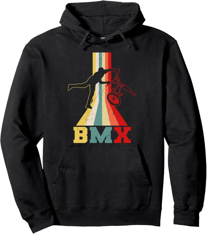 BMX Stunt Dirt Bike Vintage Retro Freestyle Fahrer Geschenk Pullover Hoodie