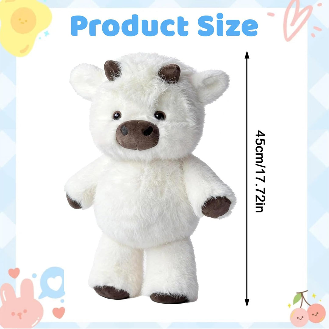 Hochlandrind Kuh Kuscheltier, Hochlandrind Plush, Running Cow Plush, Realistische Kuh Plüschtier, Hi