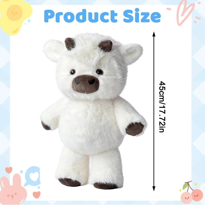 Hochlandrind Kuh Kuscheltier, Hochlandrind Plush, Running Cow Plush, Realistische Kuh Plüschtier, Hi