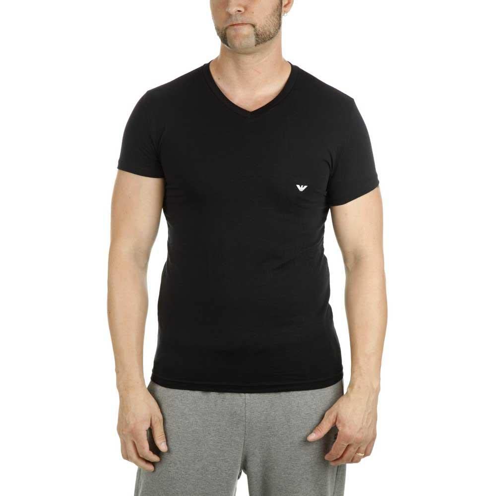 Emporio Armani Underwear Herren Emporio Armani Men's Basic - Stretch Cotton T-Shirt with V-Neck Schl