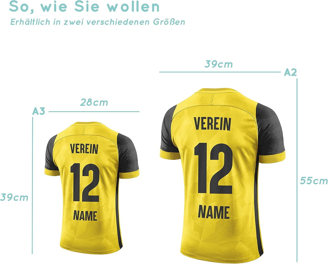 Elbeffekt Trikotlampe für Coburg Fans aus Holz - personalisierbares Geschenk - schenke Dein individu