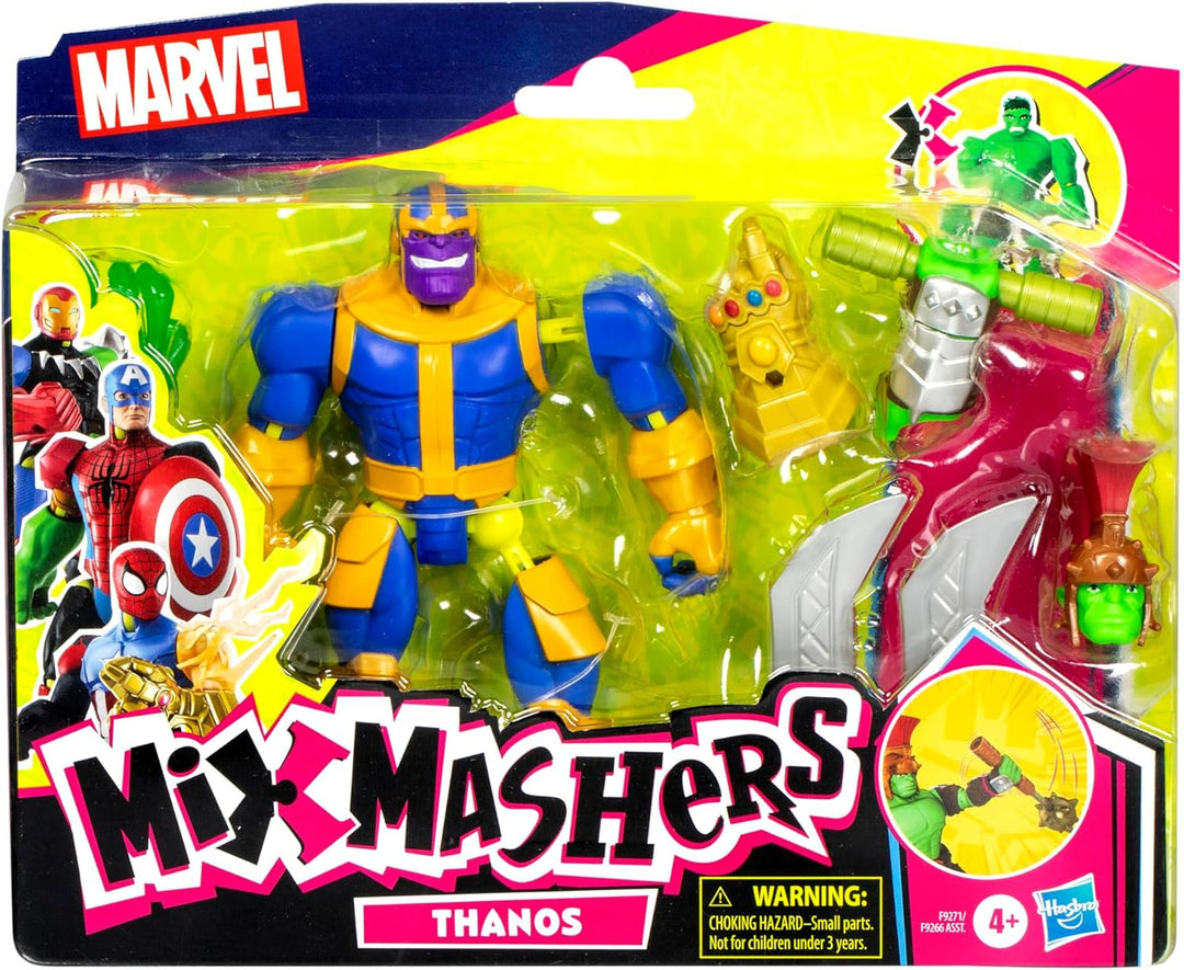 MixMashers Marvel Thanos individualisierbare Avengers Mix-and-Match Deluxe Action-Figur & Accessoire