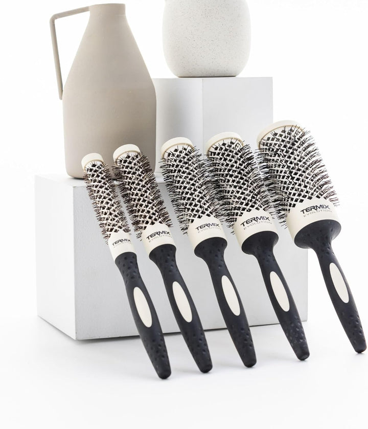 Termix Evolution Soft. Professionelle, thermische Rundhaarbürste mit Keramikrohr für den Friseursalo