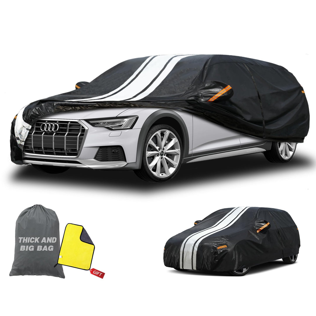 Autoabdeckung Wasserdicht Atmungsaktiv Passend für Audi A6 Avant/Allroad 2004-2026, Vollgarage Autop