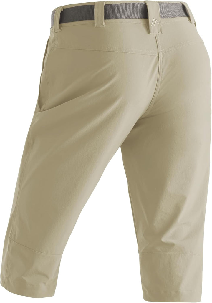 Maier Sports Damen Caprihose Inara Slim, 38 Brauner Reis