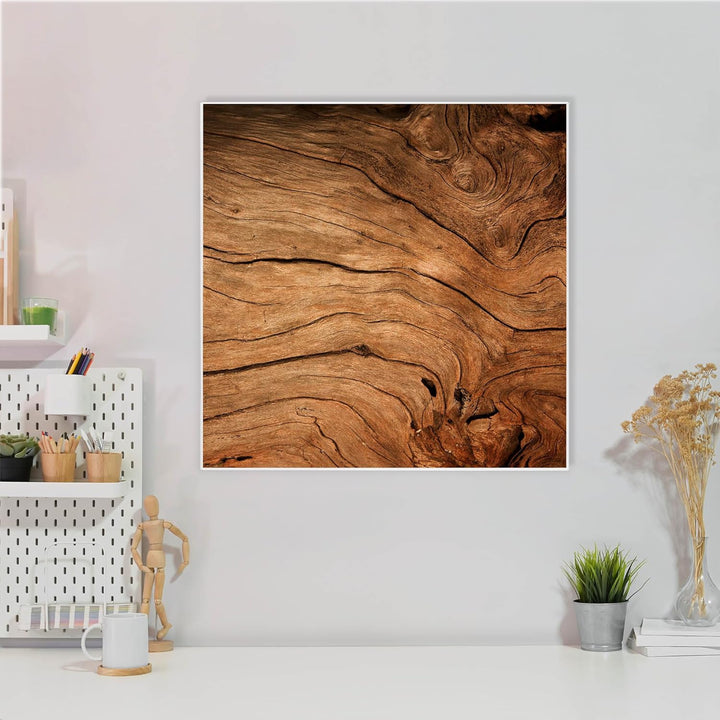 banjado Magnettafel 50 x 50 cm/Magnetwand aus Metall/Magnetpinnwand als Memoboard/Pinnwand Magnettaf