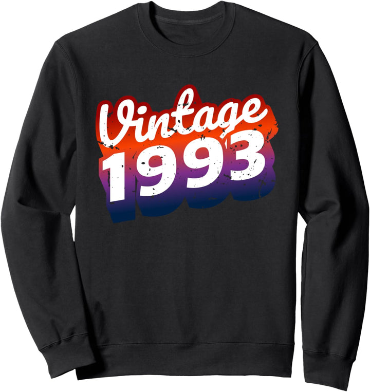 30. Geburtstag Design – Vintage Retro 1993 Sweatshirt
