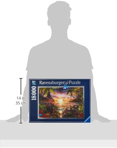 Ravensburger 17824 - Paradiesischer Sonnenuntergang-Puzzle, 18000 Teile
