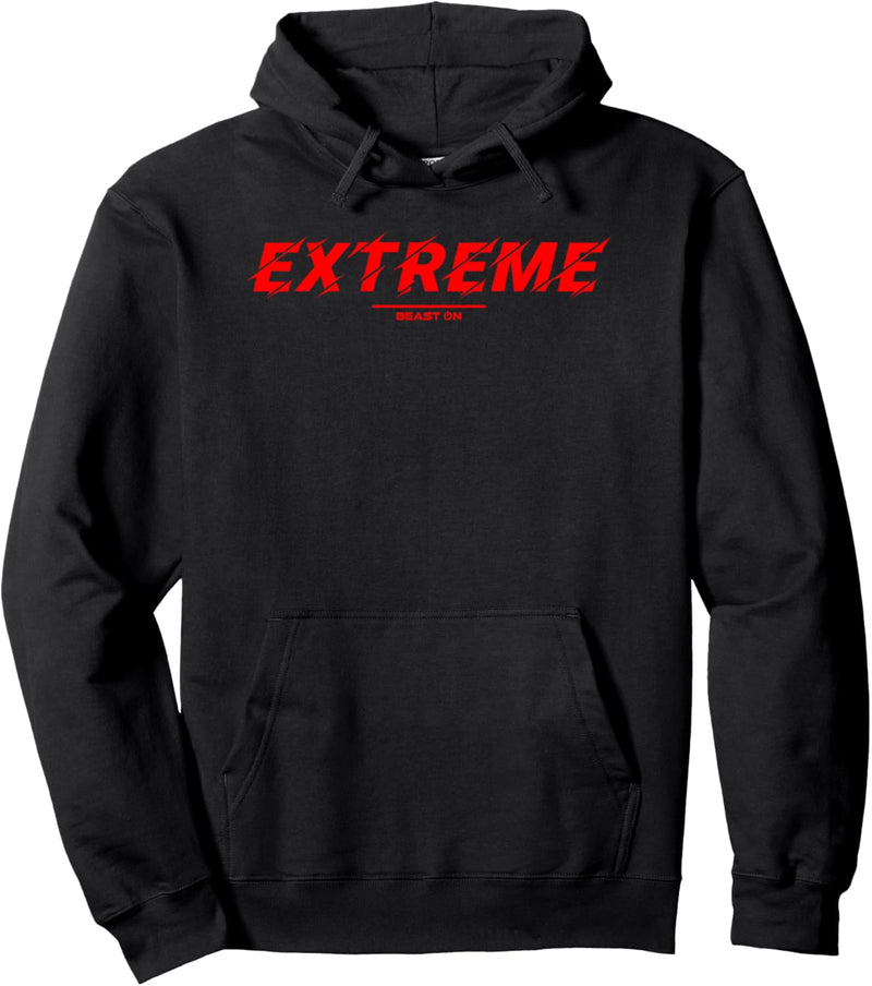 Extreme rot Gym Fitness Workout Gym Training rote Schrift Pullover Hoodie