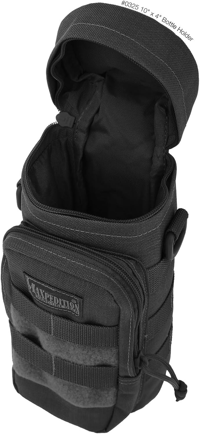 Maxpedition Flaschenhalter Schwarz, Schwarz