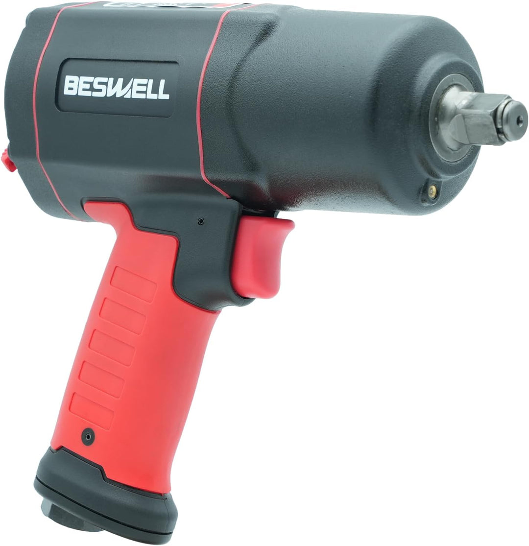 Beswell-BW-112K- Druckluft-Schlagschrauber - max. Lösemoment 2230 Nm, Vierkant 12,5 mm (1/2 Zoll) -