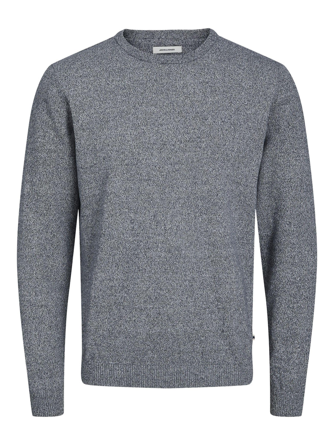 JACK & JONES Male Strickpullover mit Rundhals Einfarbig Strickpullover mit Rundhals Blau (Navy Blaze