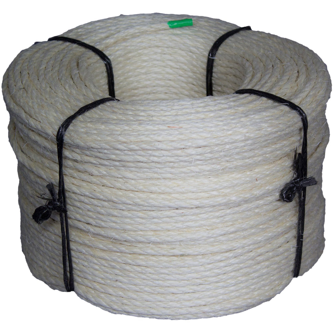 Kratzbaumland 6-12 mm Profi-Sisalseil für Kratzbäume/Sisalstämme, 100 Meter (6 mm), 6 mm