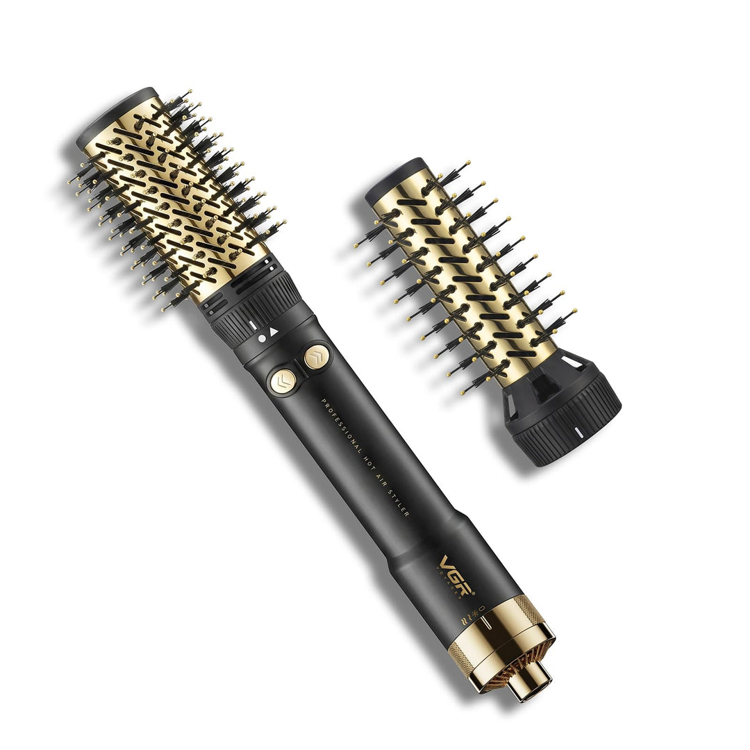 VGR 480 Rundbürste Profi 2 in 1 Föhnbürste Mit 32mm 50mm Für Salon, Schwarz | Rundbürstenföhn Mit Au