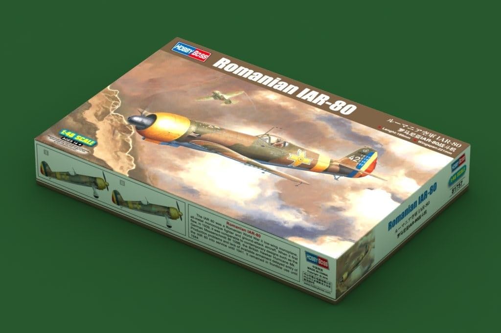 Hobby Boss 081757 1/48 IAR-80 Messerschmitt Modellbausatz, verschieden, 1:48