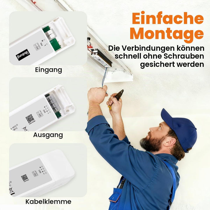 illuburg LED Trafo 24V 150W Flackerfrei für LED Strip Lampe LED Netzteil Treiber Transformator Drive