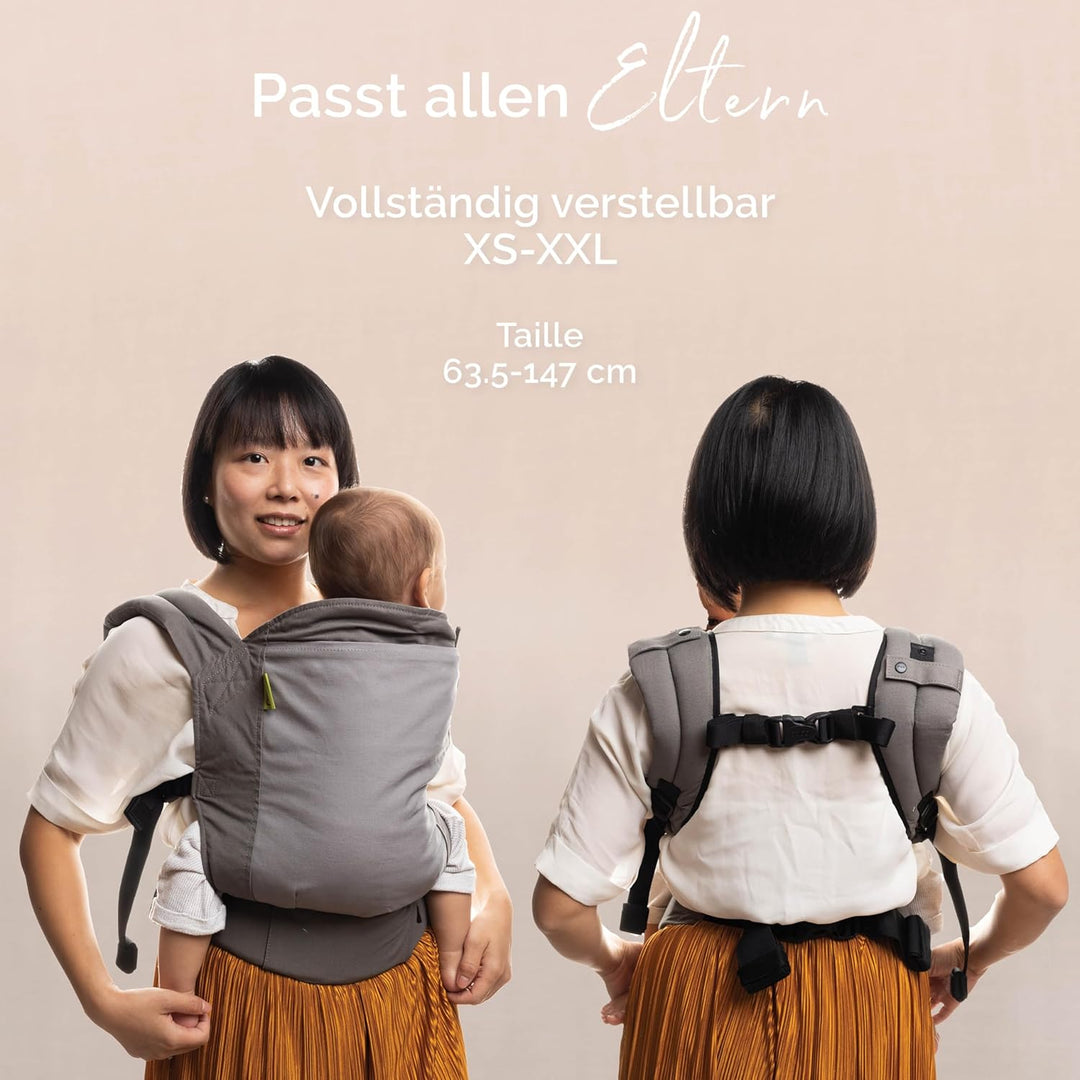 Boba Babytrage Classic Carrier Dusk - Babytragetasche im Rucksack Stil – Tragen Sie Ihr Kind auf dem