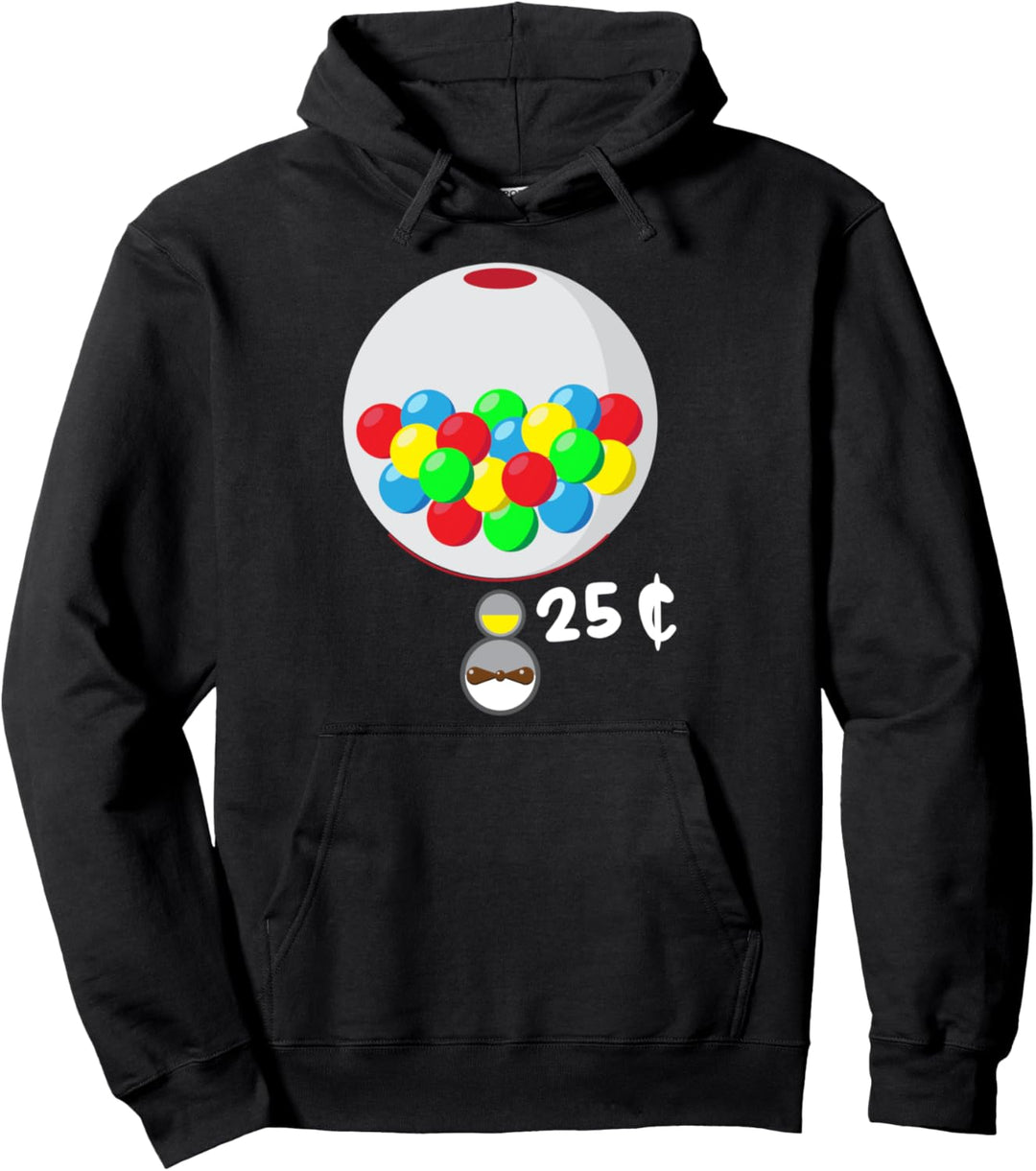 Einfache Halloween Kostüm Idee Kaugummi Maschine Paare Pullover Hoodie