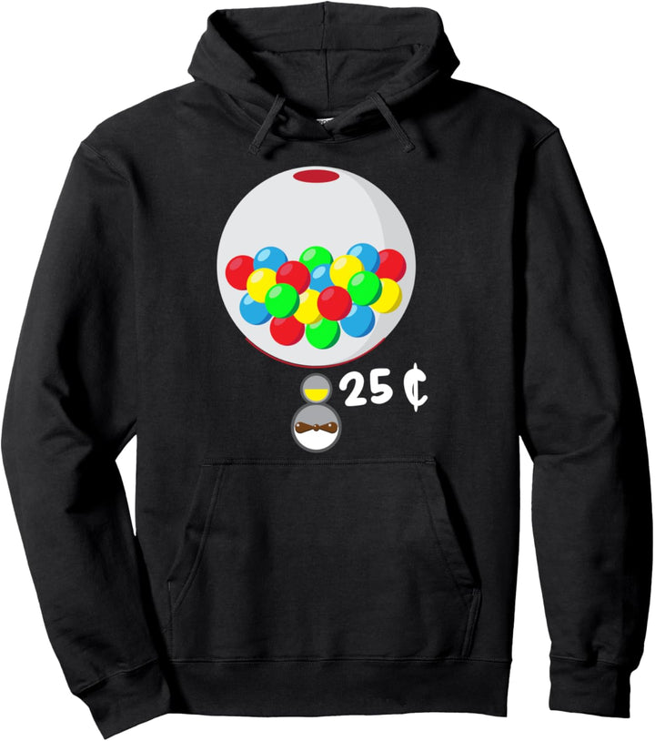Einfache Halloween Kostüm Idee Kaugummi Maschine Paare Pullover Hoodie